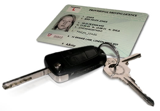 driving license keys